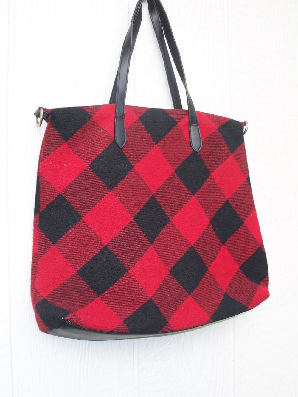 Talbots Red Plaid Bag